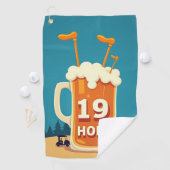Das 19. Loch: Ein Golfer-Rückzug Golfhandtuch (Insitu)