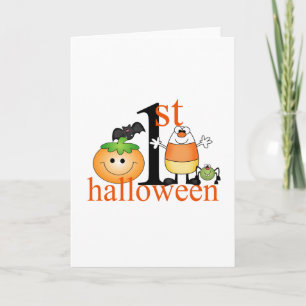 Das 1. Halloween des Babys Karte