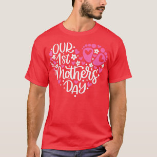 Das 1. Muttertagsgeschlecht zeigt das Baby T-Shirt