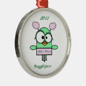 Das 1. Weihnachten 2011 Bugglejazz Babys Silbernes Ornament (Rechts)