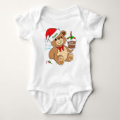 Das 1. Weihnachten des Babys Baby Strampler (Vorderseite)