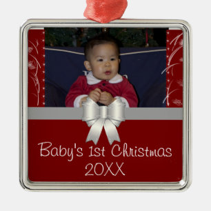 Das 1. Weihnachten des Babys Ornament Aus Metall