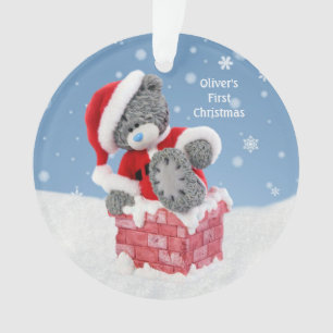 Das 1. Weihnachten des Babys, Sankt-Teddybär Ornament