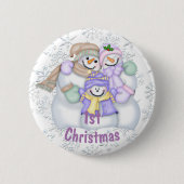 Das 1. Weihnachten des niedlichen Button (Vorderseite)