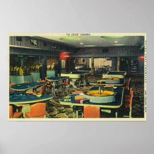 Das 21 Club Casino, Hotel Last Frontier Poster (Vorne)