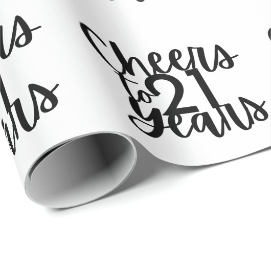 Das 21-jährige Wrapping Paper Geschenkpapier (Rolleneckpunkt)