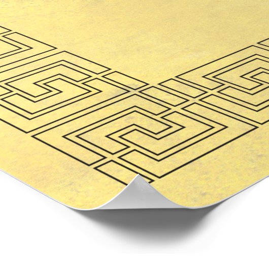 Das 231 Gates-Safran Poster (Ecke)