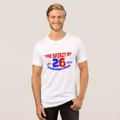 DAS 26. SPIRIT: SEMIQUINCENTENNIAL Tri-Blend SHIRT (Vorderseite voll)