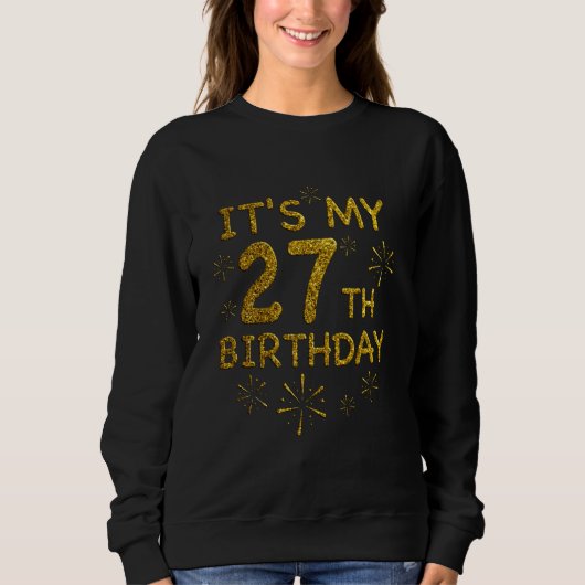 Das 27. Geburtstag Shirt im 27. (Vorderseite)