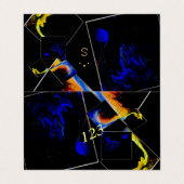 Das 47. Problem von Euclid Visitenkarten (Außenseite Aufgefaltet)