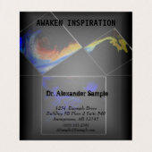 Das 47. Problem von Euclid Visitenkarten (Innenseite Aufgefaltet)