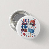 Das 4. Loch: Patriotic Popsicle Button (Vorne & Hinten)