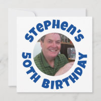 Das 50. Geburtstags-Foto des Menschen