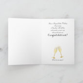 Das 50. Goldene Jubiläum | DIY Text Karte (Innenseite)