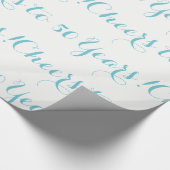 Das 50-jährige Wrapping Paper Geschenkpapier (Ecke)