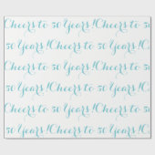 Das 50-jährige Wrapping Paper Geschenkpapier (Flach)