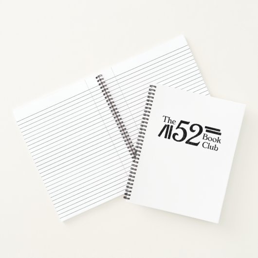 Das 52-Book-Club-Notebook Notizblock (Innenseite)