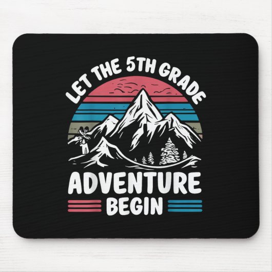 Das 5. Abenteuer gelassen ab 5. Klasse Teac Mousepad (Vorne)