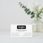 Das 7-Tage-Logo für das Business-Design Terminkarte (Stehend Vorderseite)
