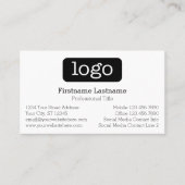 Das 7-Tage-Logo für das Business-Design Terminkarte (Vorderseite)