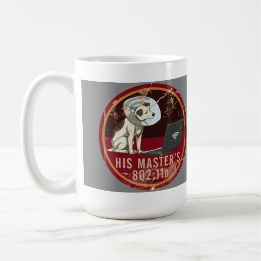 Das 802.11n sein Meisters Kaffeetasse (Links)