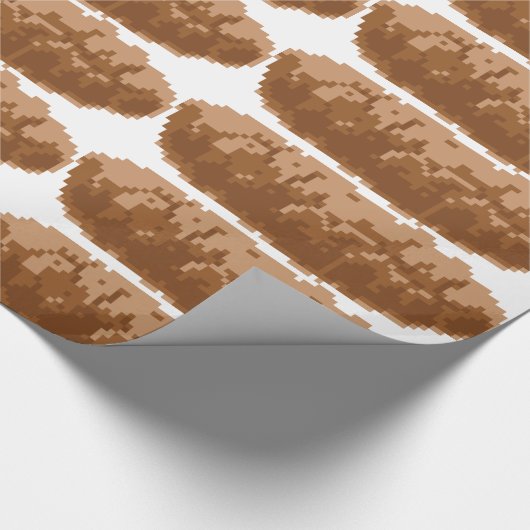 Das 8 Bit-Pixel kacken Geschenkpapier (Ecke)