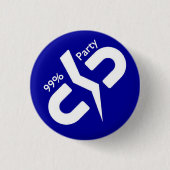 Das 99% Party Button (Vorderseite)