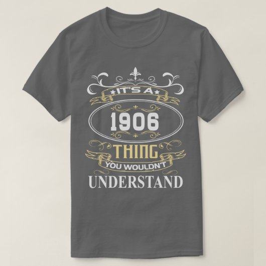Das A 1906 ist nicht zu übersehen T-Shirt (Design vorne)
