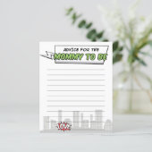 Das A Boy Comic Buch Superhero Babydusche Ratschla (Stehend Vorderseite)