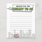 Das A Boy Comic Buch Superhero Babydusche Ratschla (Vorderseite)