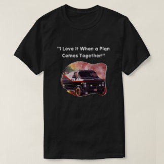 Das A-Team Inspirierte Van Design Retro TV 80er T-Shirt