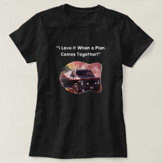 Das A-Team Inspirierte Van Design Retro TV 80er T-Shirt