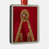 Das "a" von Karl der Große Silbernes Ornament (Rechts)