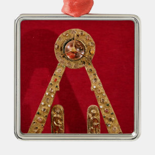 Das "a" von Karl der Große Silbernes Ornament