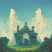 Das abandoned Chateau Fantasy Sci-Fi Aufkleber (Vorderseite)