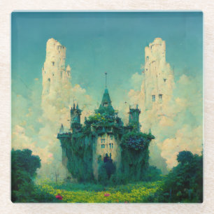 Das abandoned Chateau Fantasy Sci-Fi Glasuntersetzer