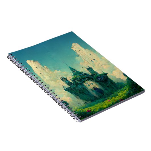 Das abandoned Chateau Fantasy Sci-Fi Notizblock (Rechte Seite)