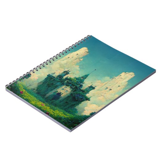 Das abandoned Chateau Fantasy Sci-Fi Notizblock (Linke Seite)