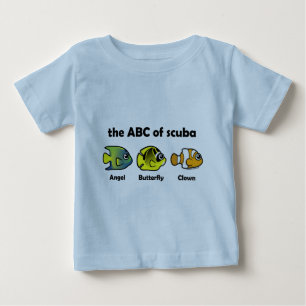 Das ABC von Scuba Baby T-shirt