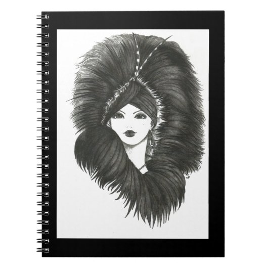 Das Abend Lady Notebook Notizblock (Vorderseite)