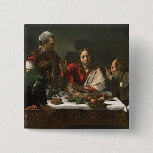 Das Abendessen bei Emmaus, 1601 2 Button (Vorderseite)