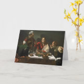 Das Abendessen bei Emmaus, 1601 2 Karte (Gelbe Blume)