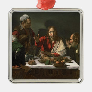 Das Abendessen bei Emmaus, 1601 2 Ornament Aus Metall