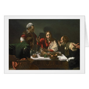 Das Abendessen bei Emmaus, 1601 (Öl und Tempera)