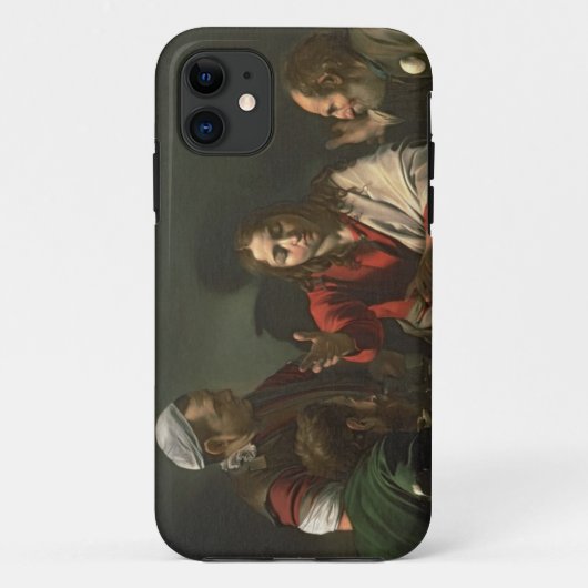 Das Abendessen bei Emmaus, 1601 (Öl und Tempera) Case-Mate iPhone Hülle (Rückseite)