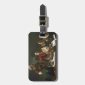 Das Abendessen bei Emmaus, 1601 (Öl und Tempera) Gepäckanhänger (Vorderseite vertikal)