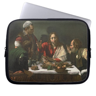 Das Abendessen bei Emmaus, 1601 (Öl und Tempera) Laptopschutzhülle