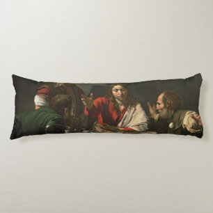 Das Abendessen bei Emmaus, 1601 (Öl und Tempera) Seitenschläferkissen