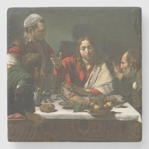 Das Abendessen bei Emmaus, 1601 (Öl und Tempera) Steinuntersetzer