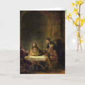 Das Abendessen bei Emmaus, 1648 Karte (Gelbe Blume)